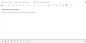 Voeg een specifiek onderwerp toe in Microsoft Teams met deze functie