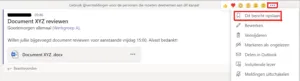 Berichten opslaan om later te bekijken in Microsoft Teams