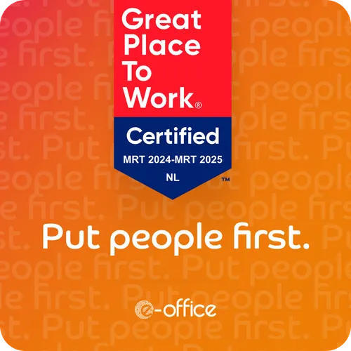 e-office behaalt Great Place To Work Certification™